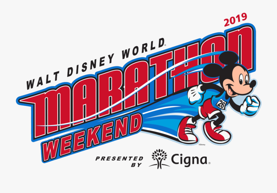 Disney World Walt Marathon Weekend Clipart Transparent - Walt Disney World Marathon Weekend Logo, Transparent Clipart