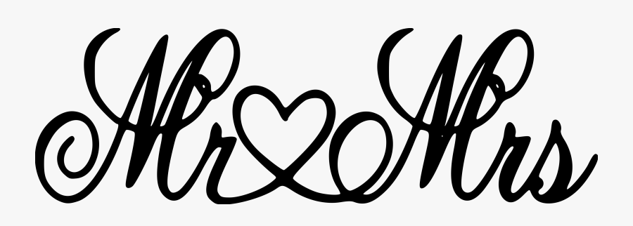 Mr Clipart Font - Mr And Mrs Clipart, Transparent Clipart