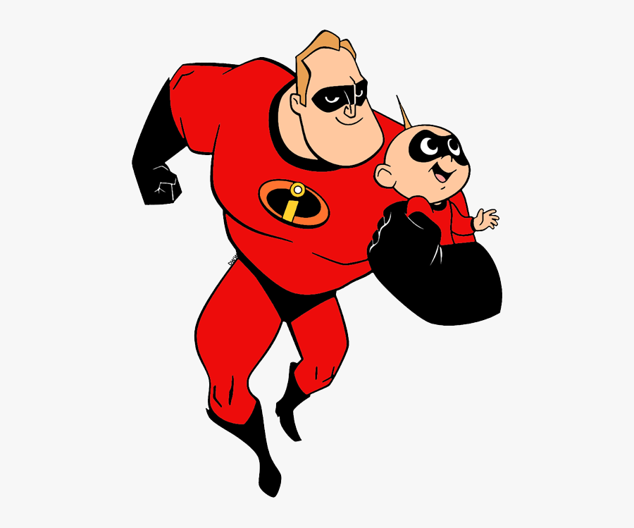 Clip Download Incredibles Clip Art Disney Galore Running - Jack Jack And Mr Incredible, Transparent Clipart