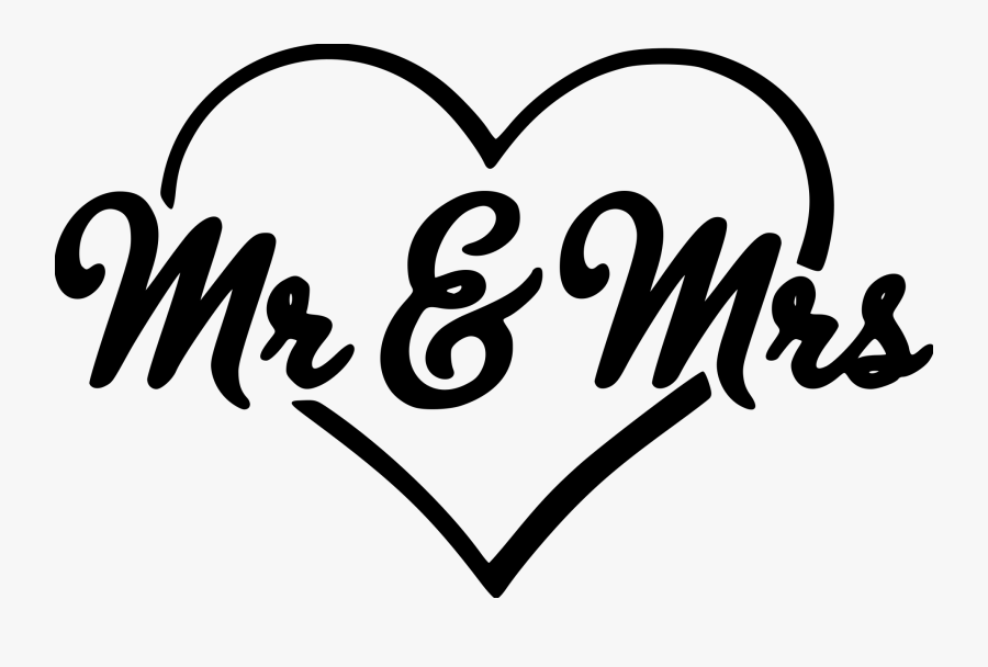 Clip Art Graphic Free Black - Mr And Mrs Clip Art, Transparent Clipart