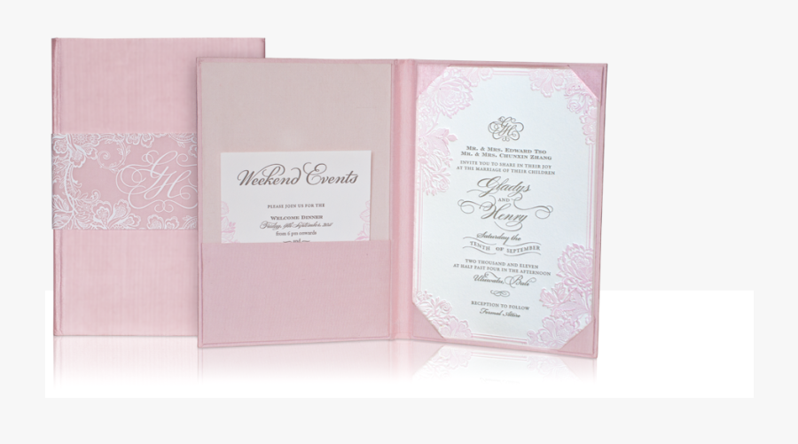 Gladys And Henry Luxury Invitations Custom Atelier - Paper, Transparent Clipart