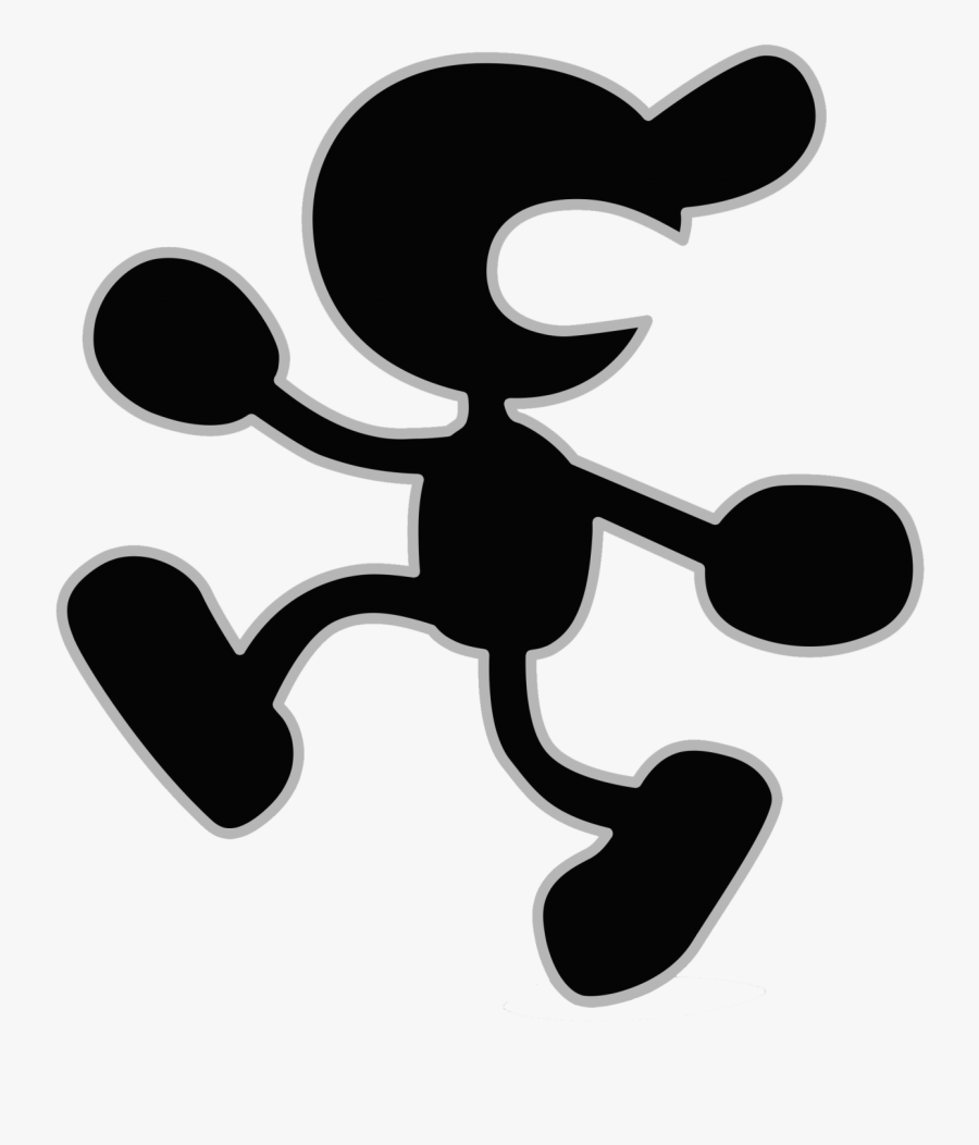 Mr Game And Watch Png - Mr Game And Watch Running, Transparent Clipart