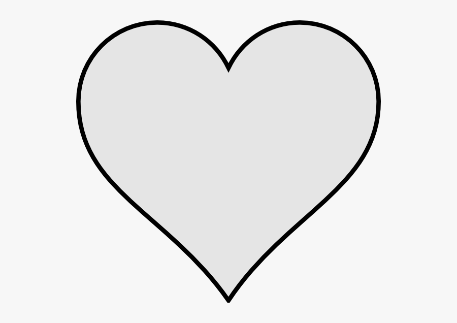 Love Heart Clipart White Background - White Heart Clipart, Transparent Clipart