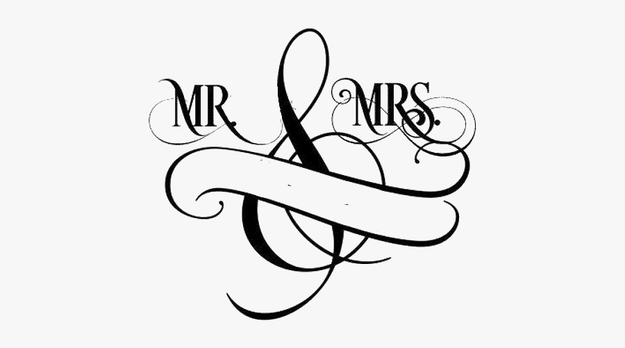 #mr #mrs - Mr And Mrs Clip Art, Transparent Clipart