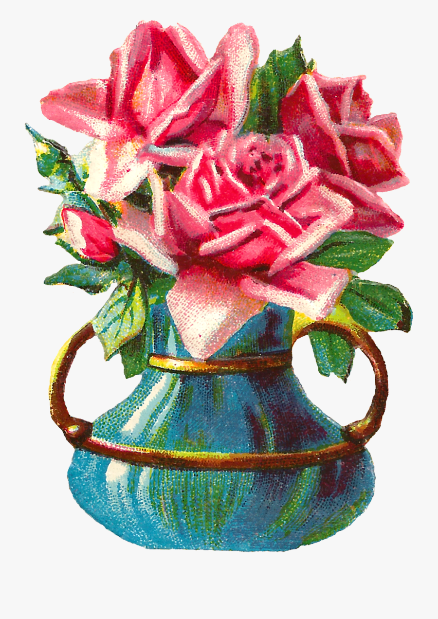 Flower Vase Old Clipart, Transparent Clipart