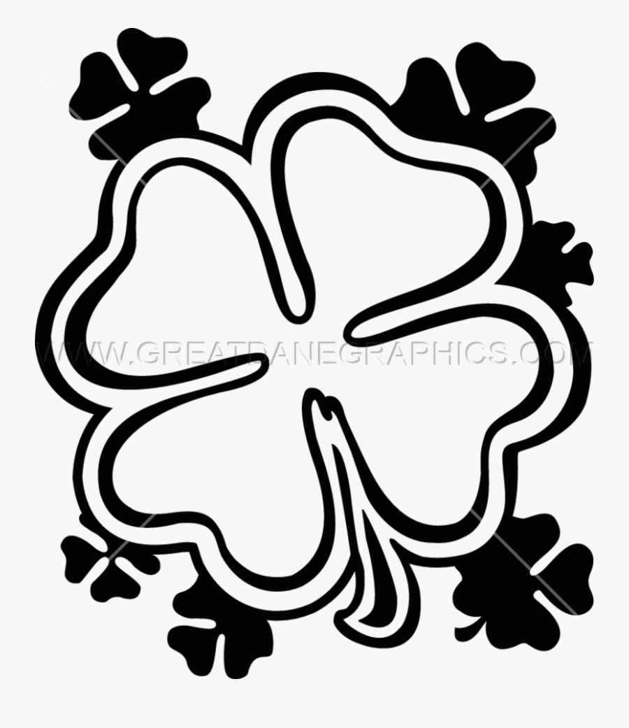Shamrock Line Drawing At , Free Transparent Clipart ClipartKey