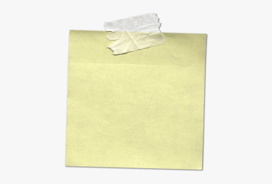 Sticky Note With Tape Clip Arts - Sticky Note, Transparent Clipart