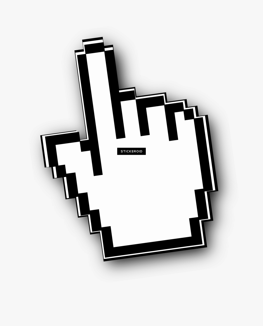 Cursor Hand Design Mouse Web Clipart , Png Download - Hand Mouse Cursor Png, Transparent Clipart