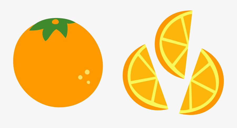 Lemon Vector Orange Slice - Orange Slice Vector Png, Transparent Clipart