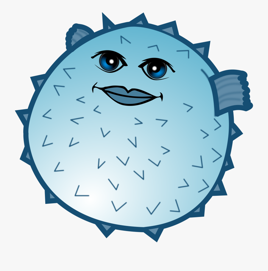 Happy Blowfish Svg Library Download - Blowfish Free Clipart, Transparent Clipart