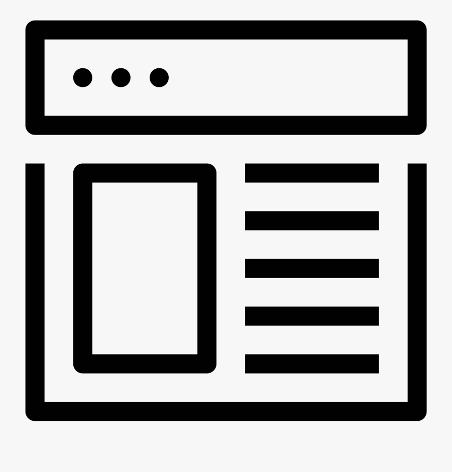 Web Design Icon - Web Design, Transparent Clipart