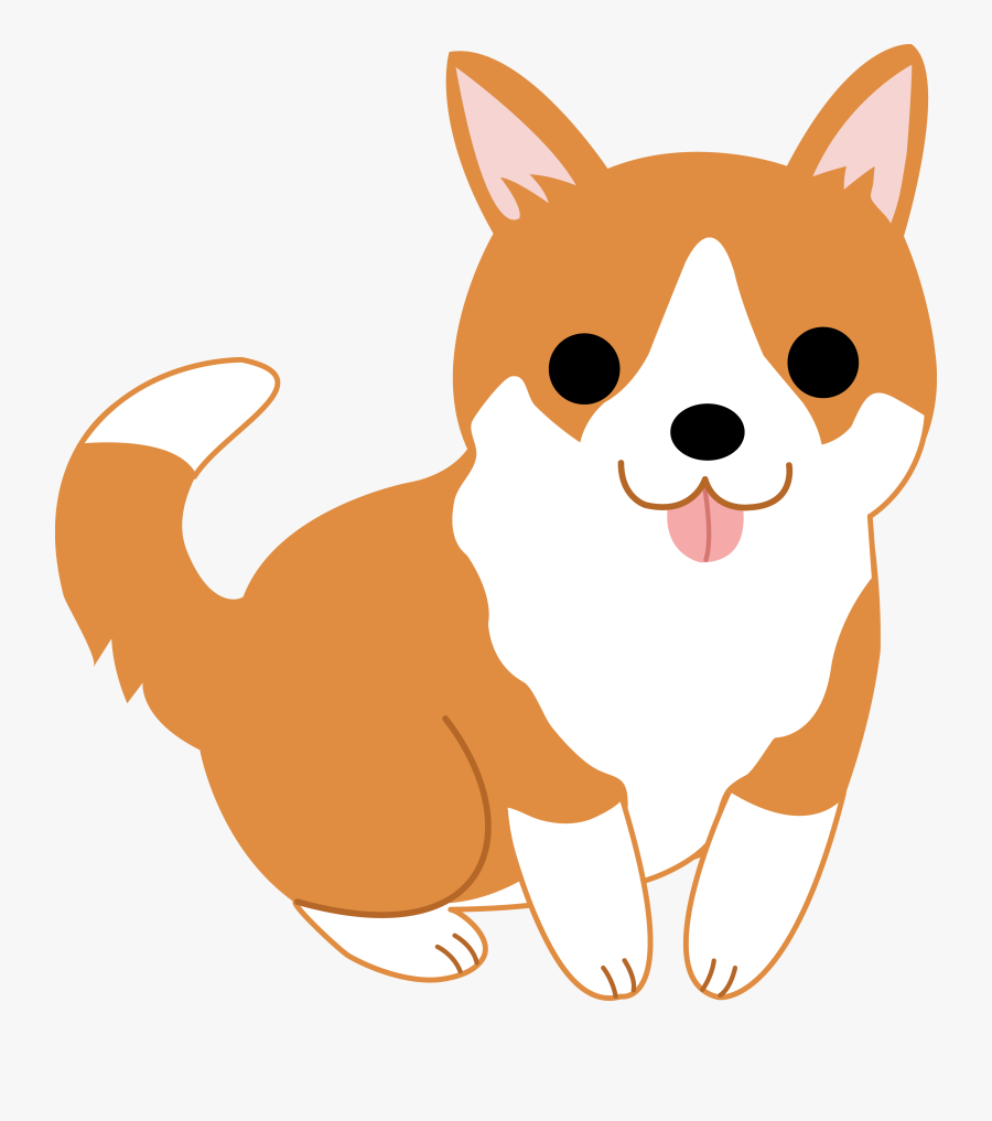 Cute Dog Face Clip Art - Transparent Cute Animal Clipart, Transparent Clipart