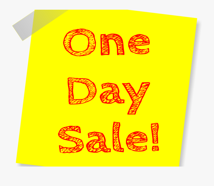 Sale Sticky Note Png Transparent Image - Illustration, Transparent Clipart