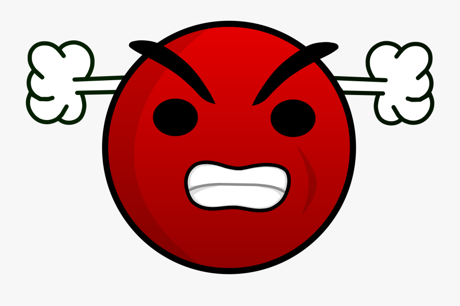 Transparent Angry Face Clipart - Mad Face, Transparent Clipart
