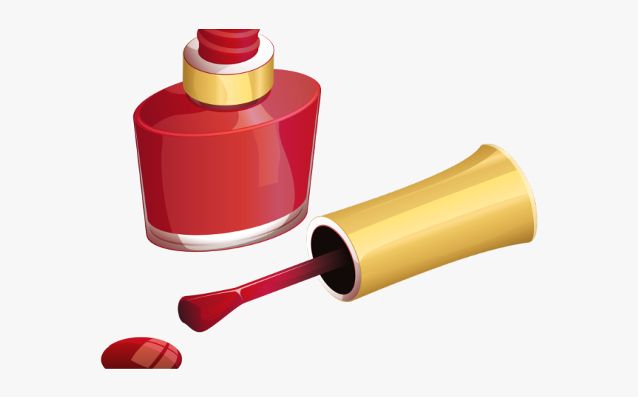 Polish Clipart Cute - Clip Art Nail Polish Cartoon Png, Transparent Clipart