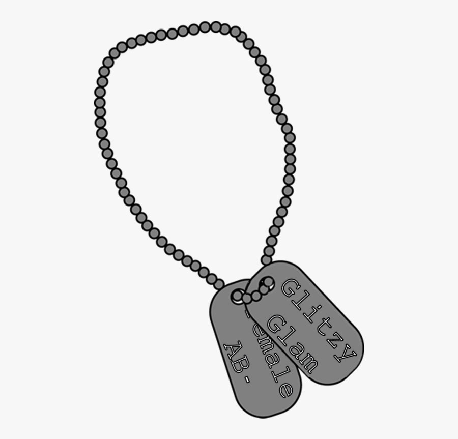 Clip Art Military Dog Tag Clipart - Clip Art Dog Tags, Transparent Clipart