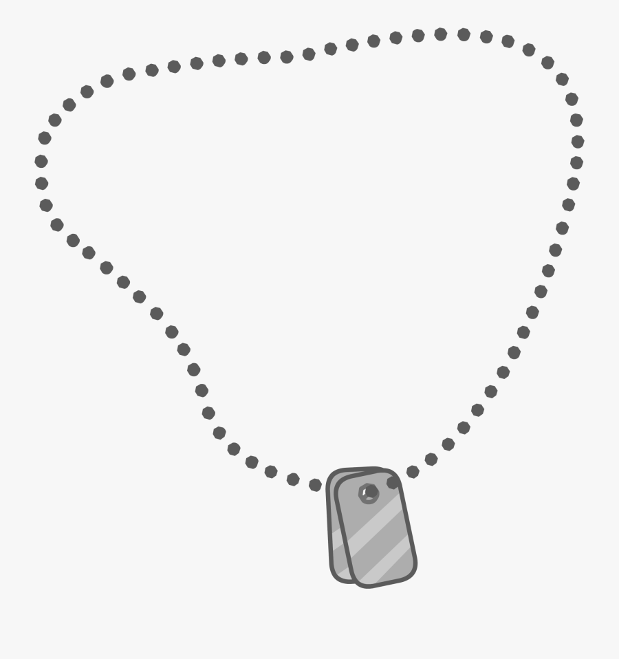 Clip Art Dog Tags Png - Dog Tag Necklace Icon, Transparent Clipart