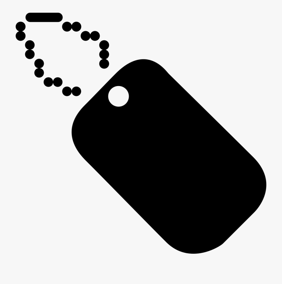 Dog Tag Military Encapsulated Postscript Clip Art - Dog Tags Silhouette Png, Transparent Clipart