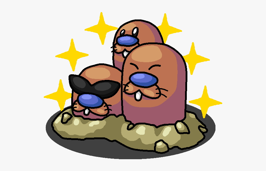 Dugtrio Clipart - Cartoon, Transparent Clipart