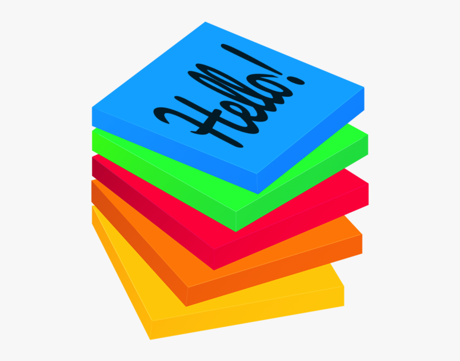 Universal Sticky Notes Your Memos Always Visible - Graphic Design, Transparent Clipart