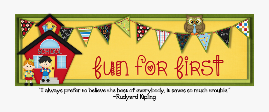 Fun For First - Cartoon, Transparent Clipart