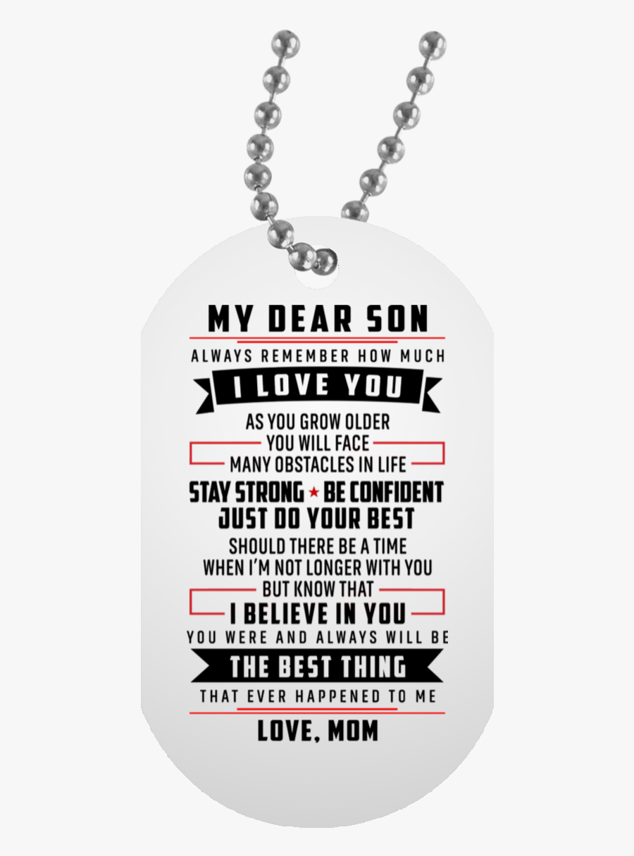 Transparent Military Dog Tags Clipart - Army Necklace For Boyfriend, Transparent Clipart