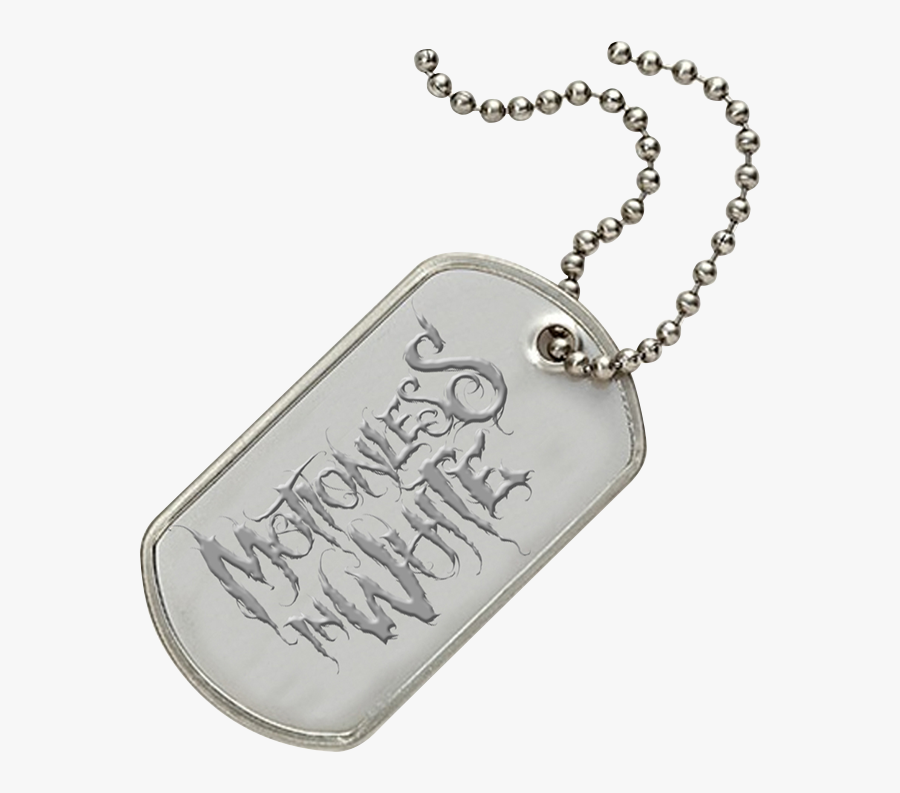 Military Dog Tags Png - Motionless In White Dog Tag, Transparent Clipart