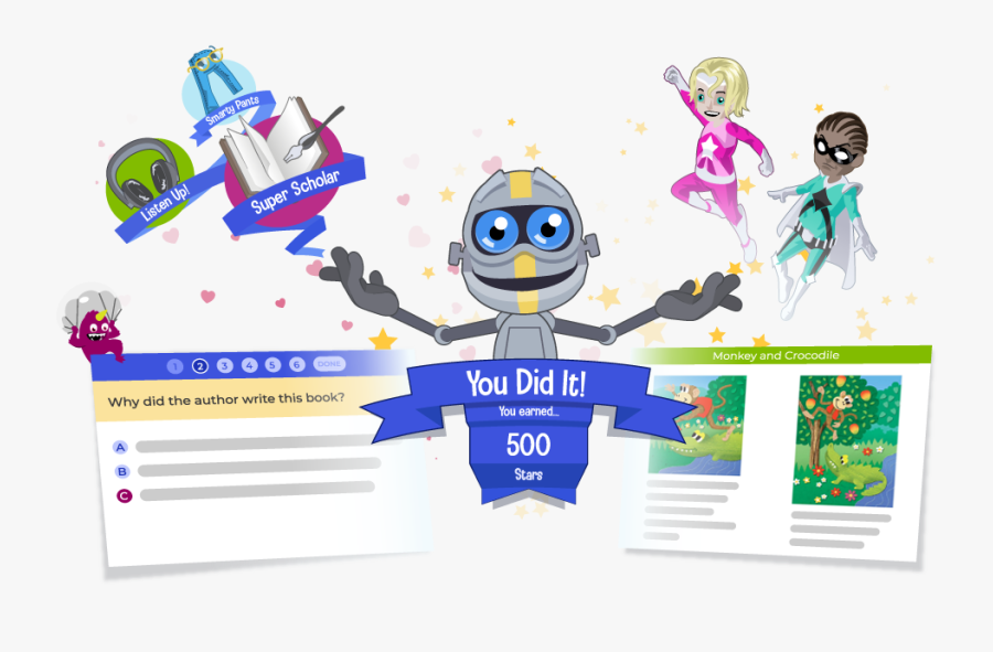 Student Rewards - Cartoon , Free Transparent Clipart - ClipartKey