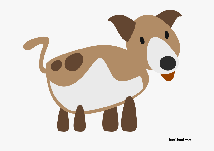 Dog Clipart Flashcard Letter - Cartoon, Transparent Clipart