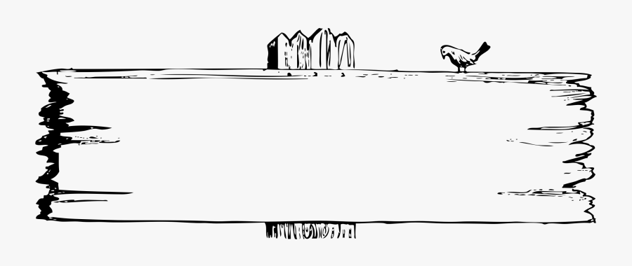 Clip Art Signpost Big Image Png - Wooden Sign Post Drawing, Transparent Clipart