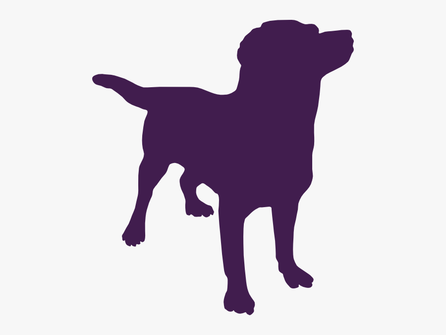 Purpledog Silhouette Clip Art - Dog Silhouette Clipart Png, Transparent Clipart