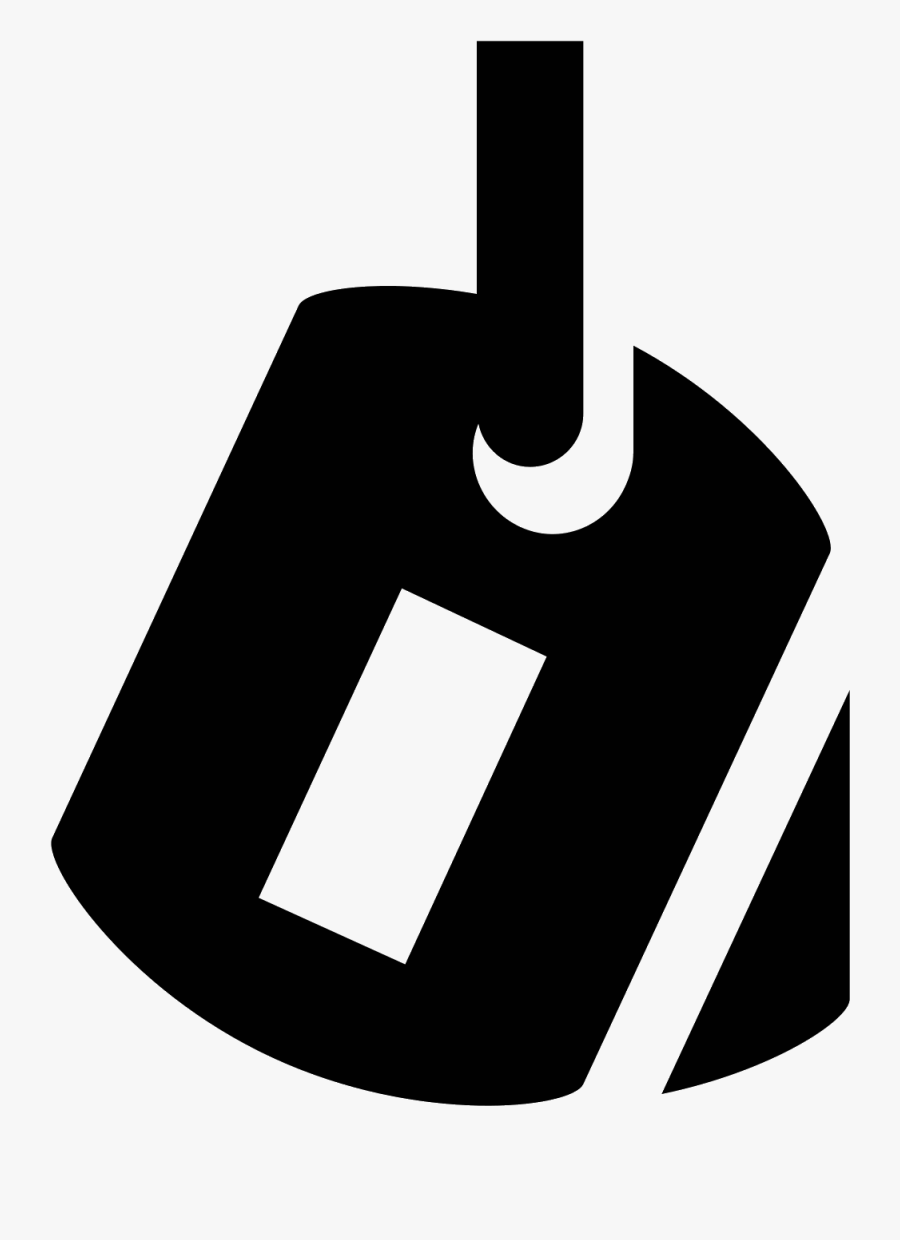 Dog Tag Icon, Transparent Clipart