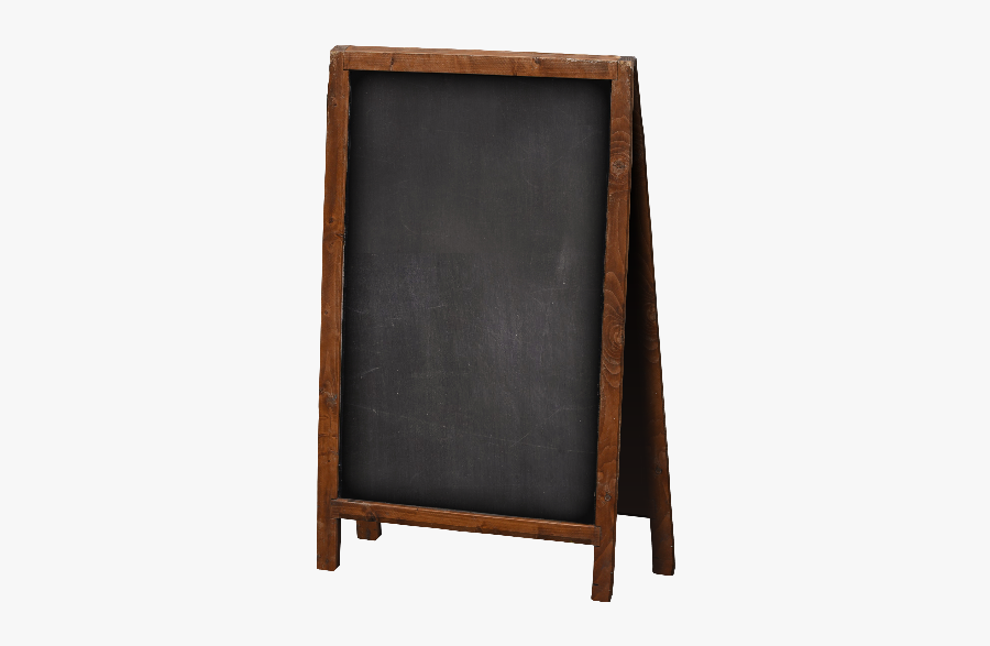 Wood Frame Chalkboard Sign Png - Chalkboard Png, Transparent Clipart