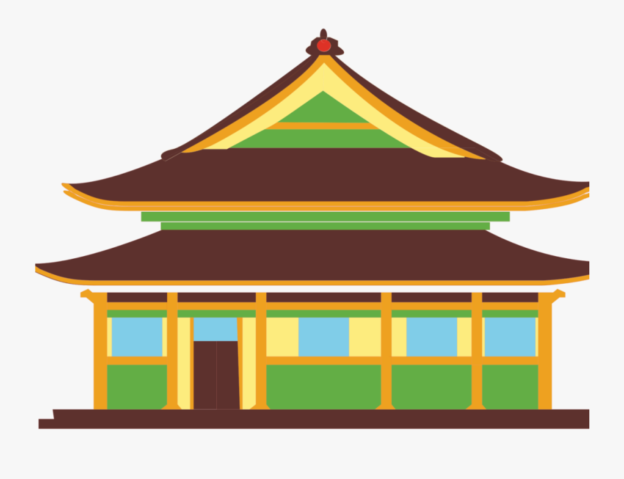 Clip Art Chinese Building Clipart - Chinese House Vector Png, Transparent Clipart