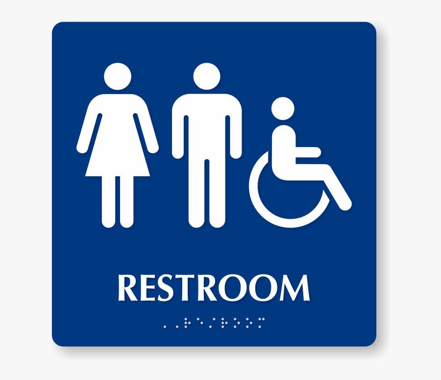 Sexist Restroom Signs, Transparent Clipart