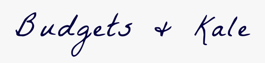 Budgets & Kale - Calligraphy, Transparent Clipart