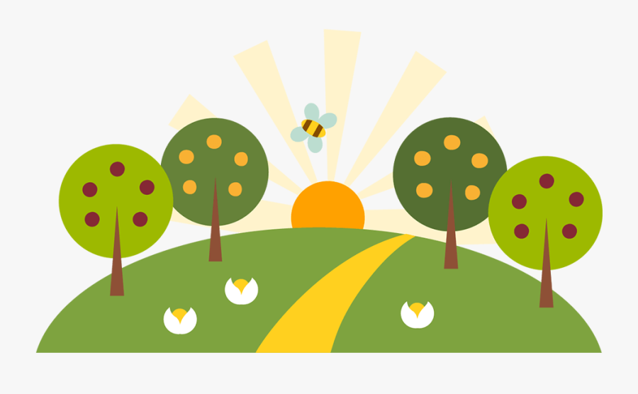 Vector Transparent Stock Gardener Clipart Gardening - Cartoon Garden Vector Png, Transparent Clipart