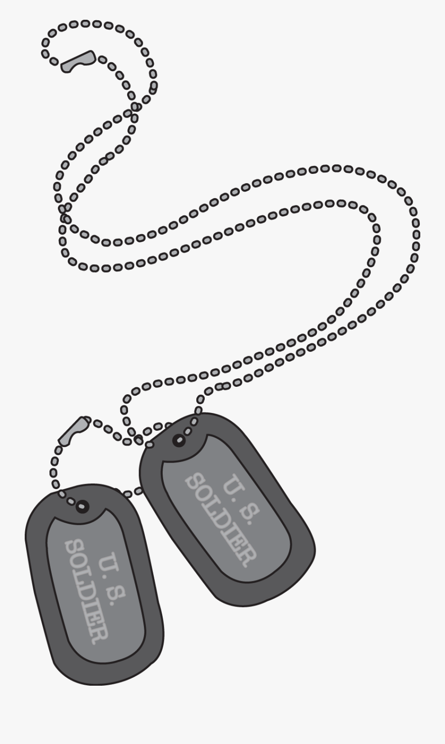 Photo By @daniellemoraesfalcao - Free Military Dog Tags Clipart, Transparent Clipart