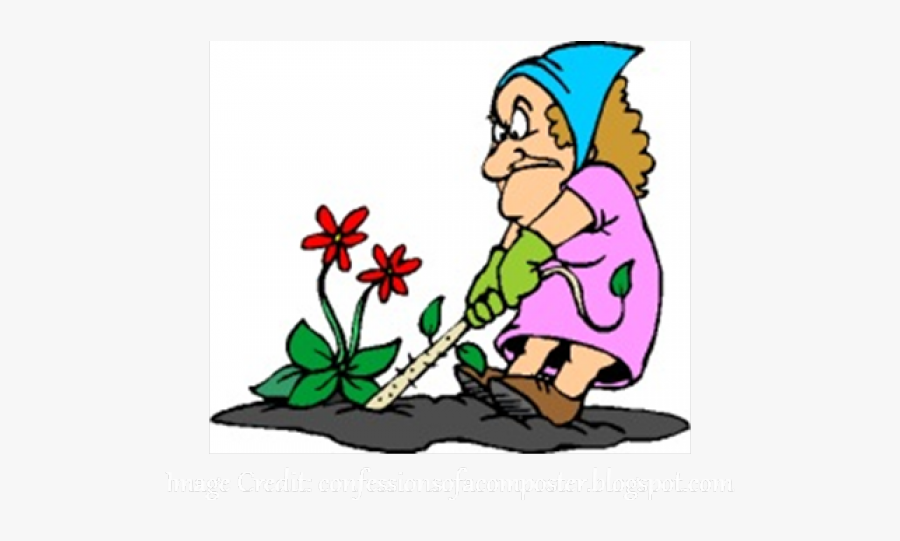 Cartoon Gardening, Transparent Clipart