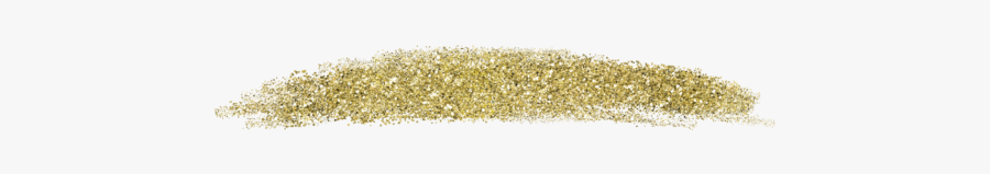Fun And Decorative Gold Glitter Heart Swoosh Embellishments, Transparent Clipart