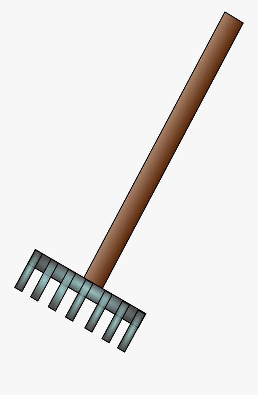 Rake Garden Tool Gardener Leaf Png Image - Rake Clip Art, Transparent Clipart
