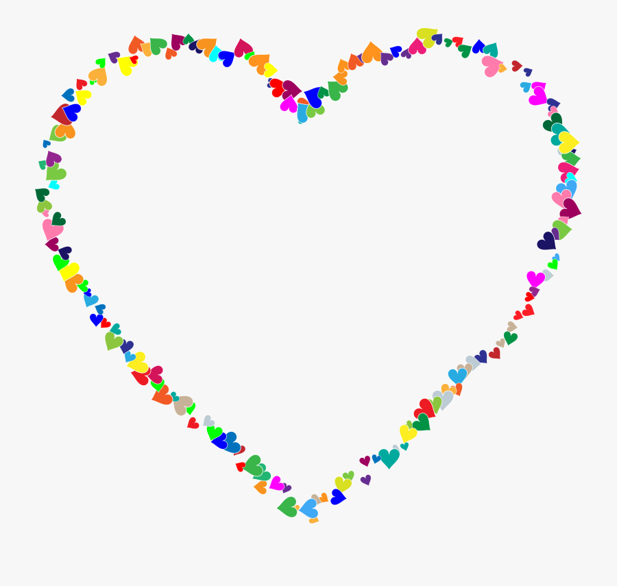 Hearts Clipart Heart Frame - Heart Love Gif Png, Transparent Clipart