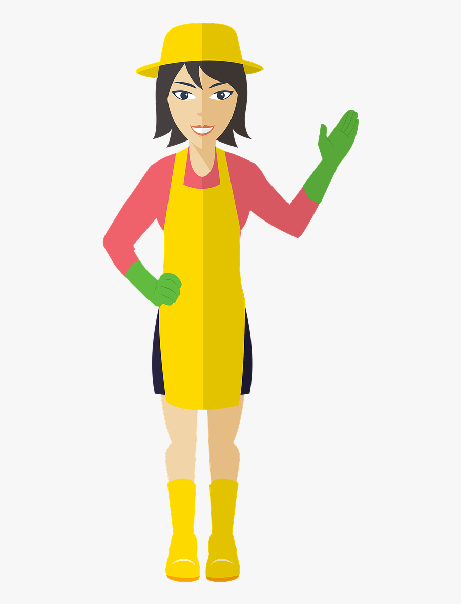 Girl Flat Gif Png, Transparent Clipart