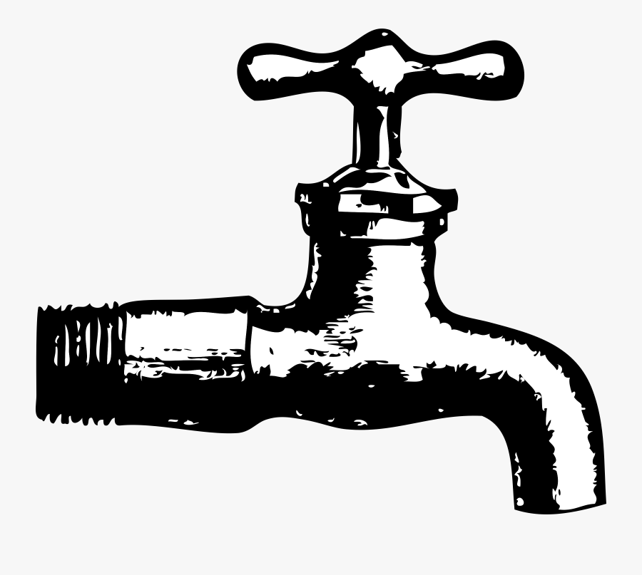 Plumbing Clip Art Free - Water Faucet, Transparent Clipart