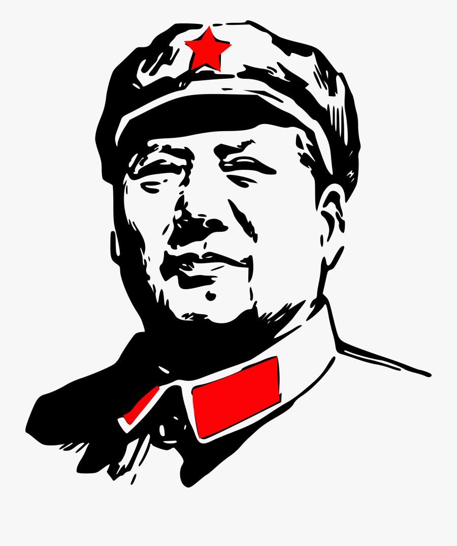 Lenin Of Zedong Maoism China Chairman Party Clipart - Mao Tse Tung Vector, Transparent Clipart