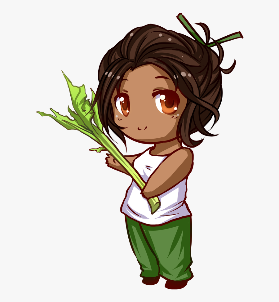 Celery Aviva - Cartoon, Transparent Clipart