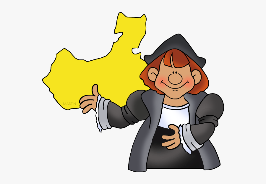 Columbus In Search Of China - Christopher Columbus Clipart, Transparent Clipart