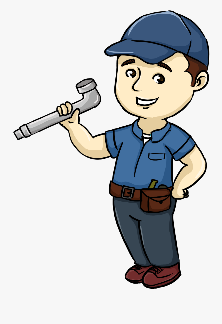 Plumber R, Transparent Clipart