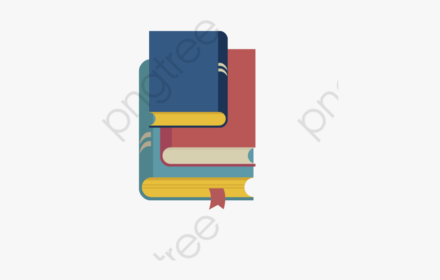 Stack Of Books Together - Clip Art, Transparent Clipart