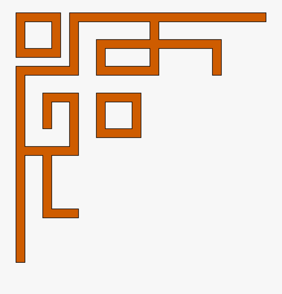 Chinese Border Clip Art - Transparent Chinese Border Clipart, Transparent Clipart